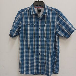 The North Face Men's Blue Checkered Shirt